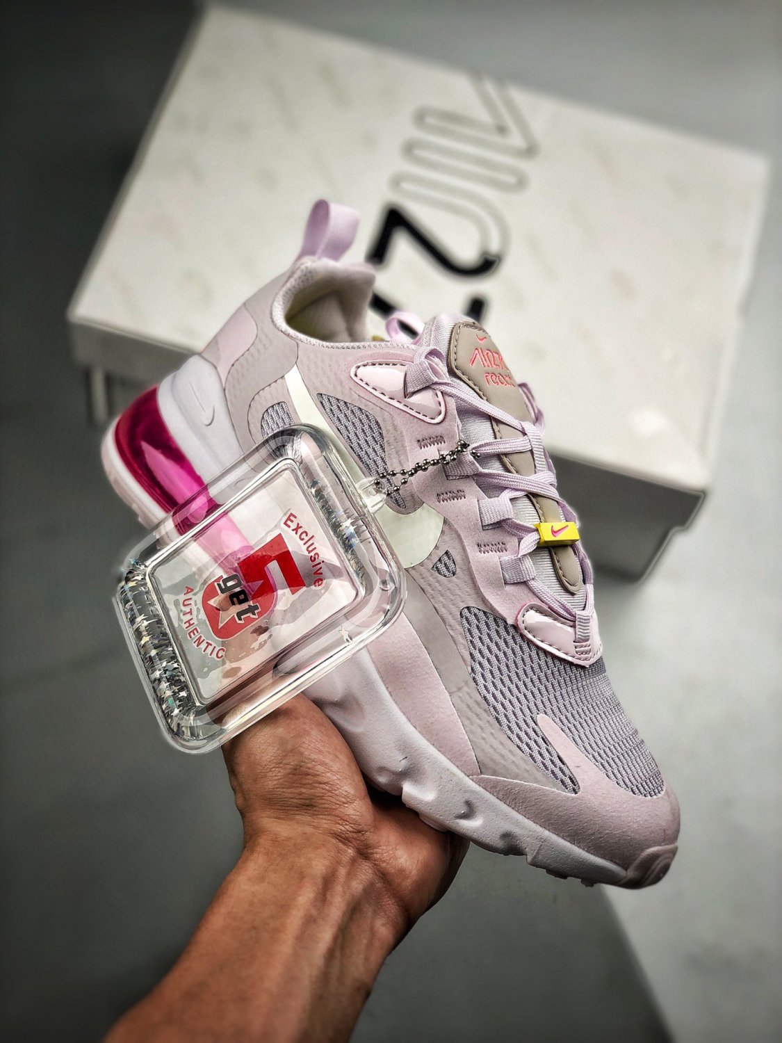 nike air max 270 react light violet digital pink cz0374-500