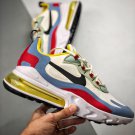 nike air max 270 react phantomblack-light blue-university red