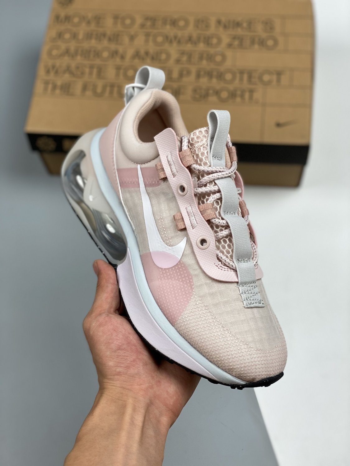 nike air max 2021 barely rose white da1923-600