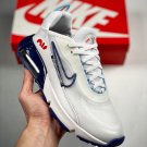 nike air max 2090 white navy red dm2823-100