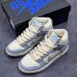 nike dunk high sailfootball grey-pale ivory