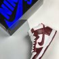 nike dunk high sailteam redpale ivory