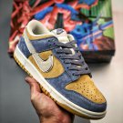 nike dunk low blue brown
