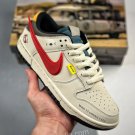 nike dunk low sail red black