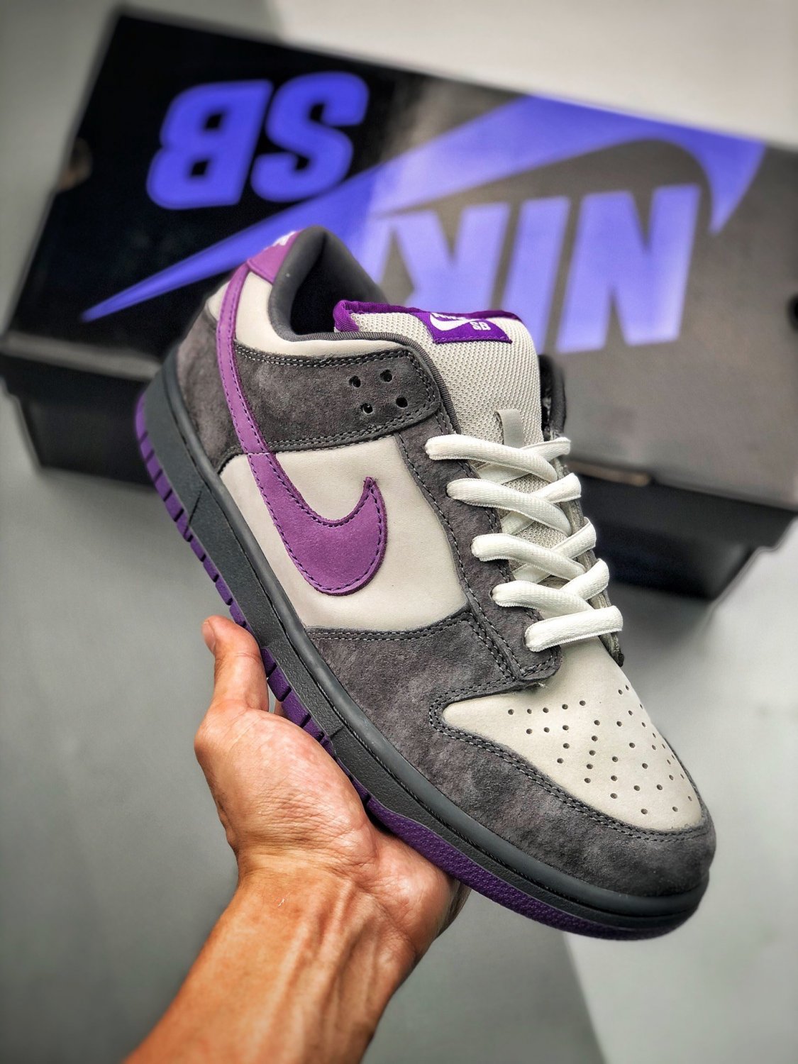 nike dunk sb low &acirc;��purple pigeon&acirc;�� light graphiteviolet