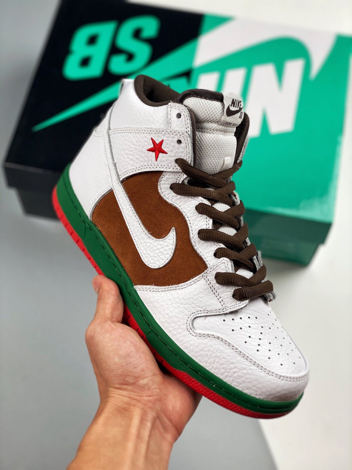 nike sb dunk high &Acirc;�&Acirc;�cali&Acirc;�&Acirc;� pecanwhite 313171-201