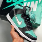 nike sb dunk high premium aquachrome-black