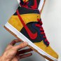nike sb dunk high premium dark obsidianvarsity red-maple