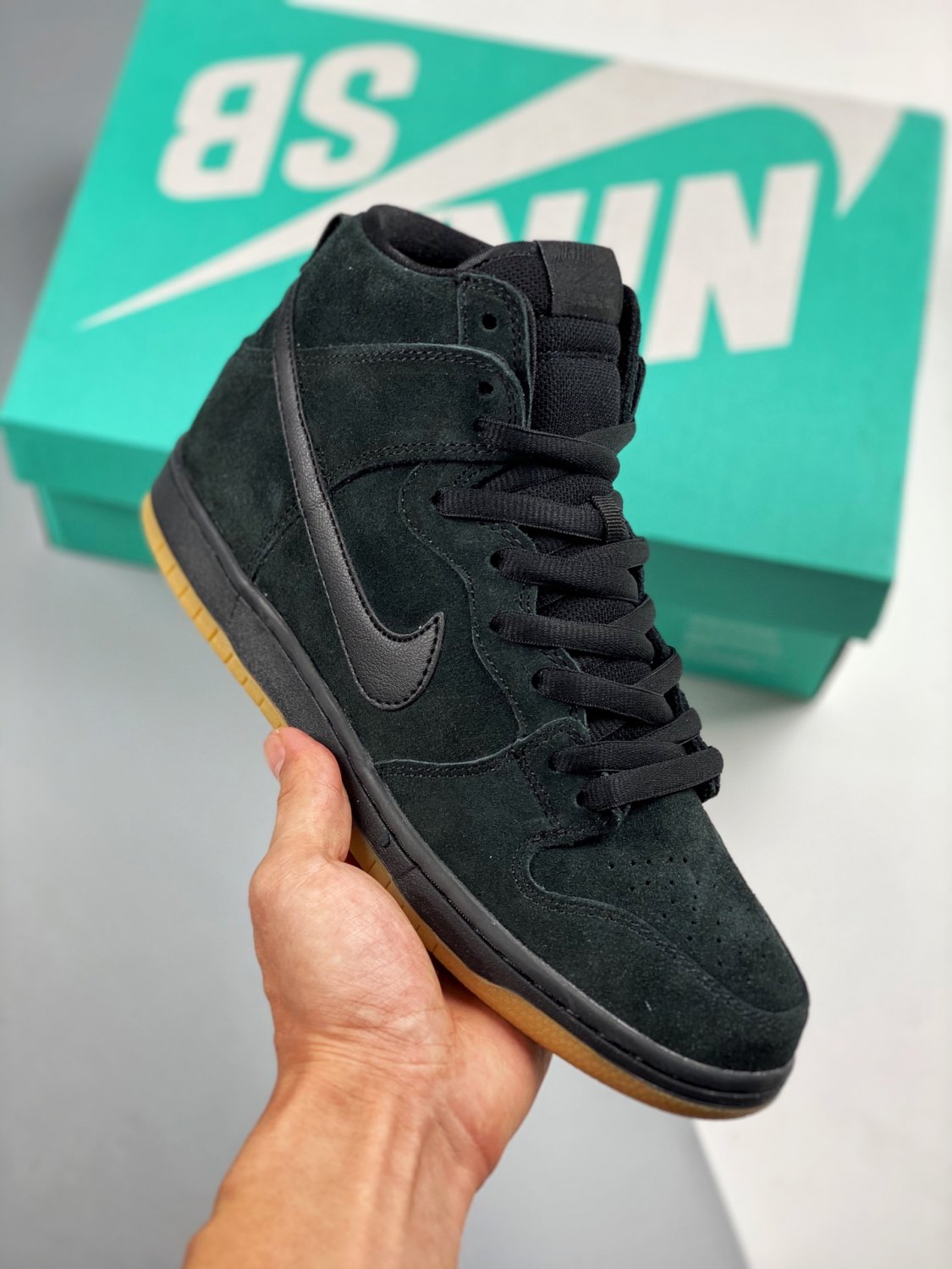 nike sb dunk high pro &acirc;��black gum&acirc;�� 305050-029