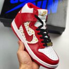 nike sb dunk high pro whitevarsity red