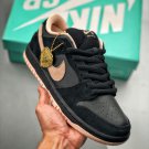 nike sb dunk low blackwashed coral-black