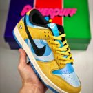 nike sb dunk low custom yellow blue