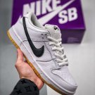 nike sb dunk low whiteblack-gum cd2563-100