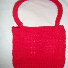 Hand crocheted 2 handle pocketbook
