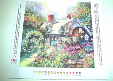 Blooming garden Bead embroidery kit, DIY kit embroidery pattern, Bead picture