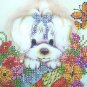 Happiness Puppy Bead embroidery kit, DIY kit embroidery pattern, Bead picture