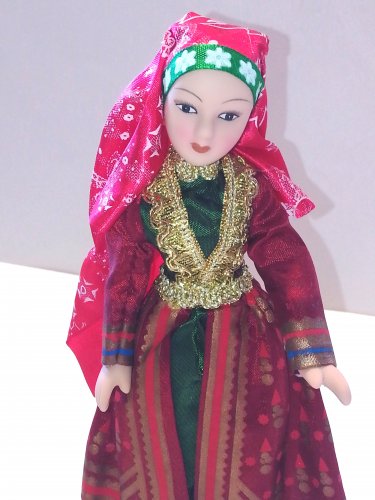 Porcelain doll. Folk Dolls Art. Doll. Puppet. Dummy. Collectible doll