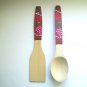 Decorative set for the kitchen. It is painted by hand. Wood. Ukraine