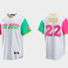 SAN DIEGO PADRES JUAN SOTO HOME PLAYER JERSEY - WHITE