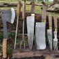Barbecue Set. BBQ's Argentine Gaucho Set. Asado. Genuine Leather. Hand Forged.
