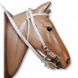 Horse Riding Equipment. Complete Equestrian Set. Treeless Horse Saddle + Bridle And Reins.