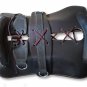 Horse Riding Equipment For Kids. Leather Treeless Horse Saddle 20". Complete Equestrian Set.
