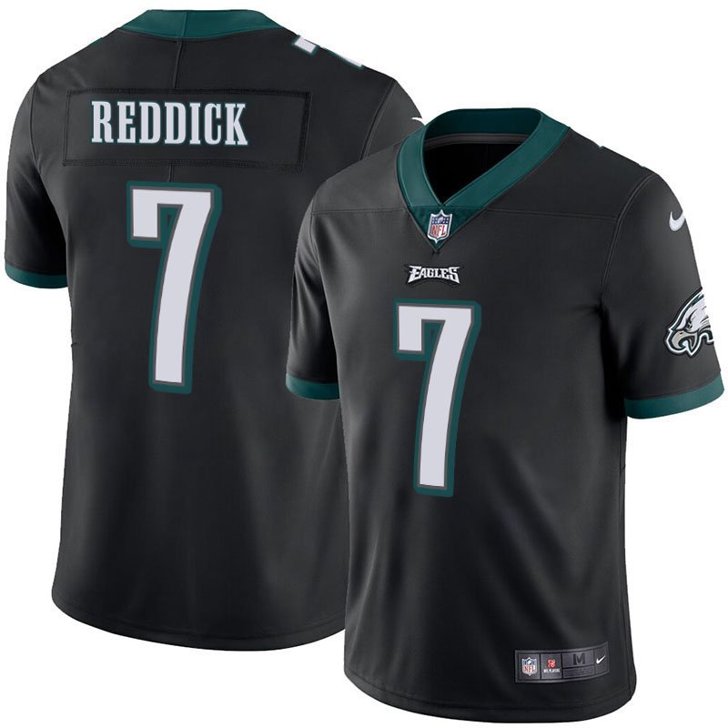 Men's Eagles 7 Haason Reddick Black Stitched Limited Jersey