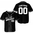 Custom Black Baseball Jersey