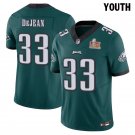 Youth Eagles #33 Cooper DeJean Green Super Bowl LIX Stitched Jersey