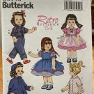 18" Doll Clothing Wardrobe Sewing Pattern Butterick B6150 Retro Butterick 54
