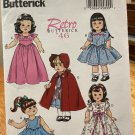 18" Doll Clothing Wardrobe Sewing Pattern Butterick B6149 Retro Butterick 46