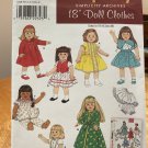 18" Doll Clothes Wardrobe Sewing Pattern Simplicity 4347 Simplicity Archives