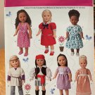 18" Doll Clothes Wardrobe Sewing Pattern Simplicity 1344