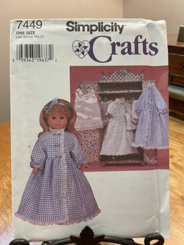 18" Doll Clothes Wardrobe Sewing Pattern Simplicity 7449