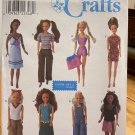 11 1/2" Fashion Doll Clothes Sewing Pattern Simplicity 8457