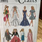 11 1/2" Fashion Doll Clothes Sewing Pattern Simplicity 9334