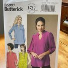 Butterick Sewing Pattern Plus Size Women's Top Sizes 18-24 Butterick B5997