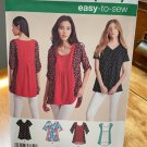 Simplicity Sewing Pattern Women's Top Sizes xxs-xxl Simplicity 8052