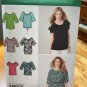 Simplicity Sewing Pattern Women's Pullover Top Sizes xxs-xxl Simplicity 1805