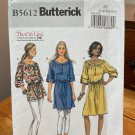 Butterick Sewing Pattern Women's Plus Top, Tunic & Dress Sizes Lg-XXL Butterick B5612