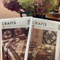 Bundle of 2 Sewing Patterns Quilt, Table Runner, Tote, Apron, Pillow McCall's 8143, 8209