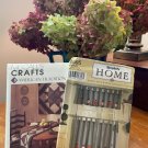 Bundle of 2 Sewing Patterns Applique Curtains, Apron, Pillow, More  McCall's 8209, Simplicity 8695