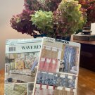 Bundle of 2 Sewing Patterns Tab Curtains, Pillow, Slip Covers  Butterick 6619, 6109