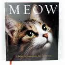 Meow: A Book of Happiness for Cat Lovers by Anouska Jones Hardcover Ribbon Book