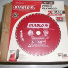 DIABLO D0641VPX 6 1/2" x 40 Teeth Circular Saw Blade 2X NEW
