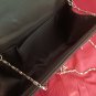 Kendall & James Bling Front Black Formal Velvet Shoulder Bag