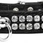 Classy 2 Row Bling Dog Collar Size 18 - Fits 14"-16" Neck