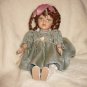 Vintage Doll Animated Musical Porcelain Doll "CAROLYN" Collectible Doll With COA