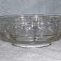 Flower Shaped Glass Bowl Candy Dish With Handles 2.5" x 8" x 6.5"