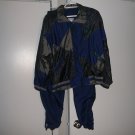 Womans Lavon 2PC Shimmer Track Suit Size M 90's Floral Tracksuit with Lining